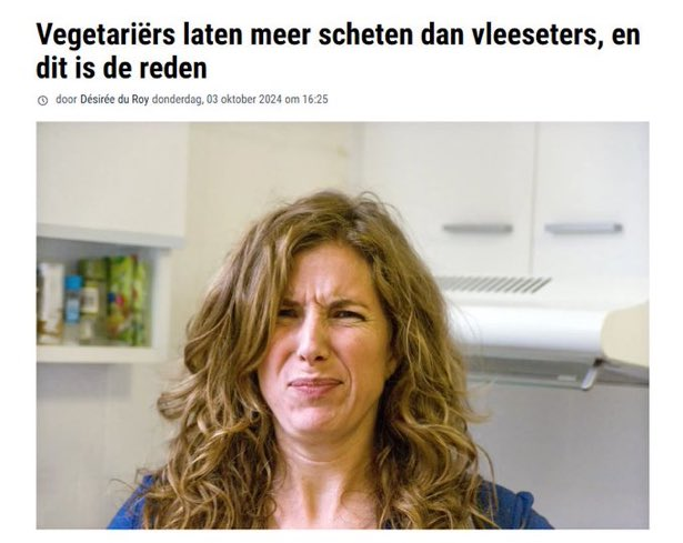fmeeus1's tweet image. Niet CO2, maar de scheten van vegetariërs zijn een existentieel probleem voor een schone planeet.😇