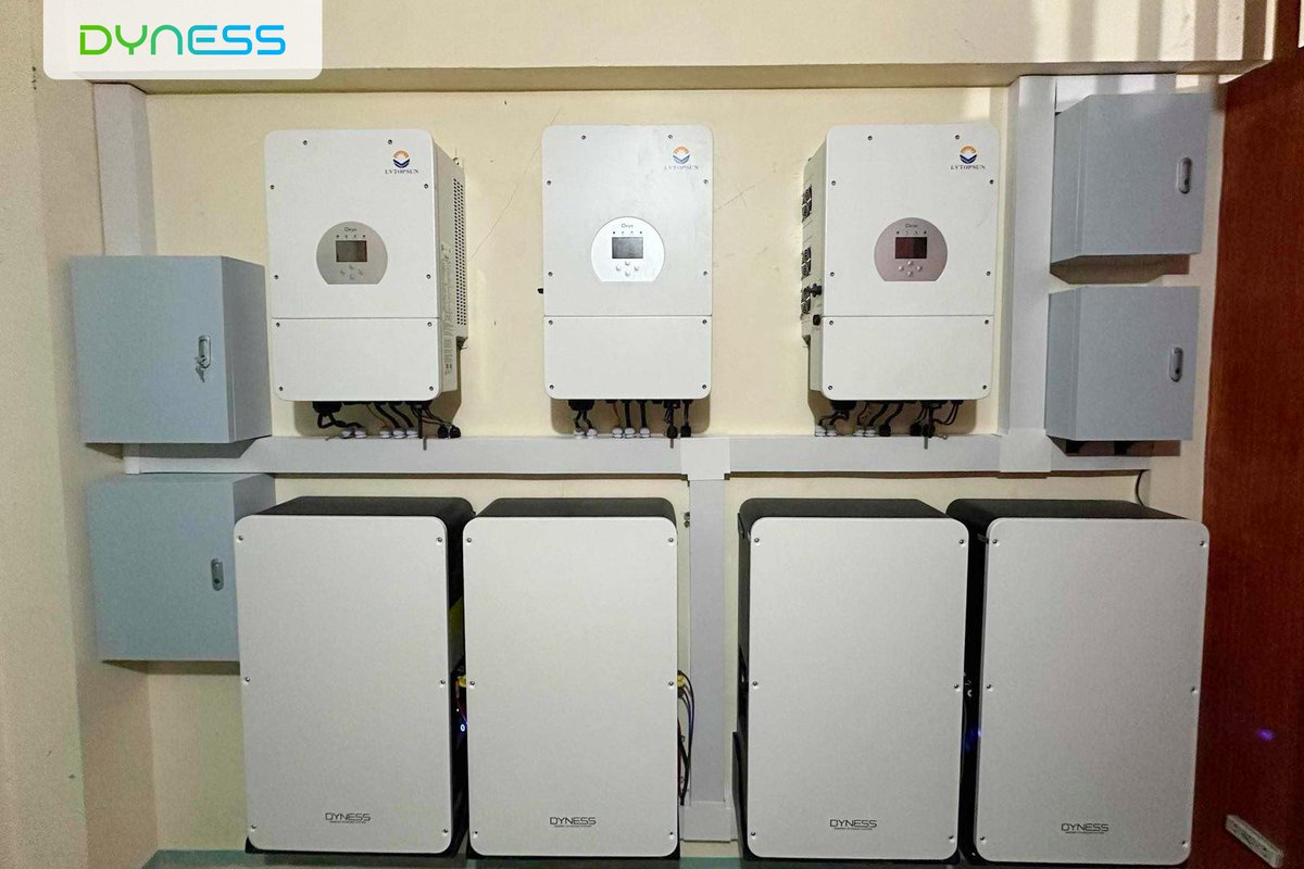 DynessESS's tweet image. A warm thank you to @Solar Master PH. They have recently finished an exciting new installation of the 4 units of #Dyness Powerbox Pro at the Piddig National High School—Department of Public Works and Highways. 
#DynessShowcases #PowerboxPro #SustainableEnergy #EmpoweringCommunit