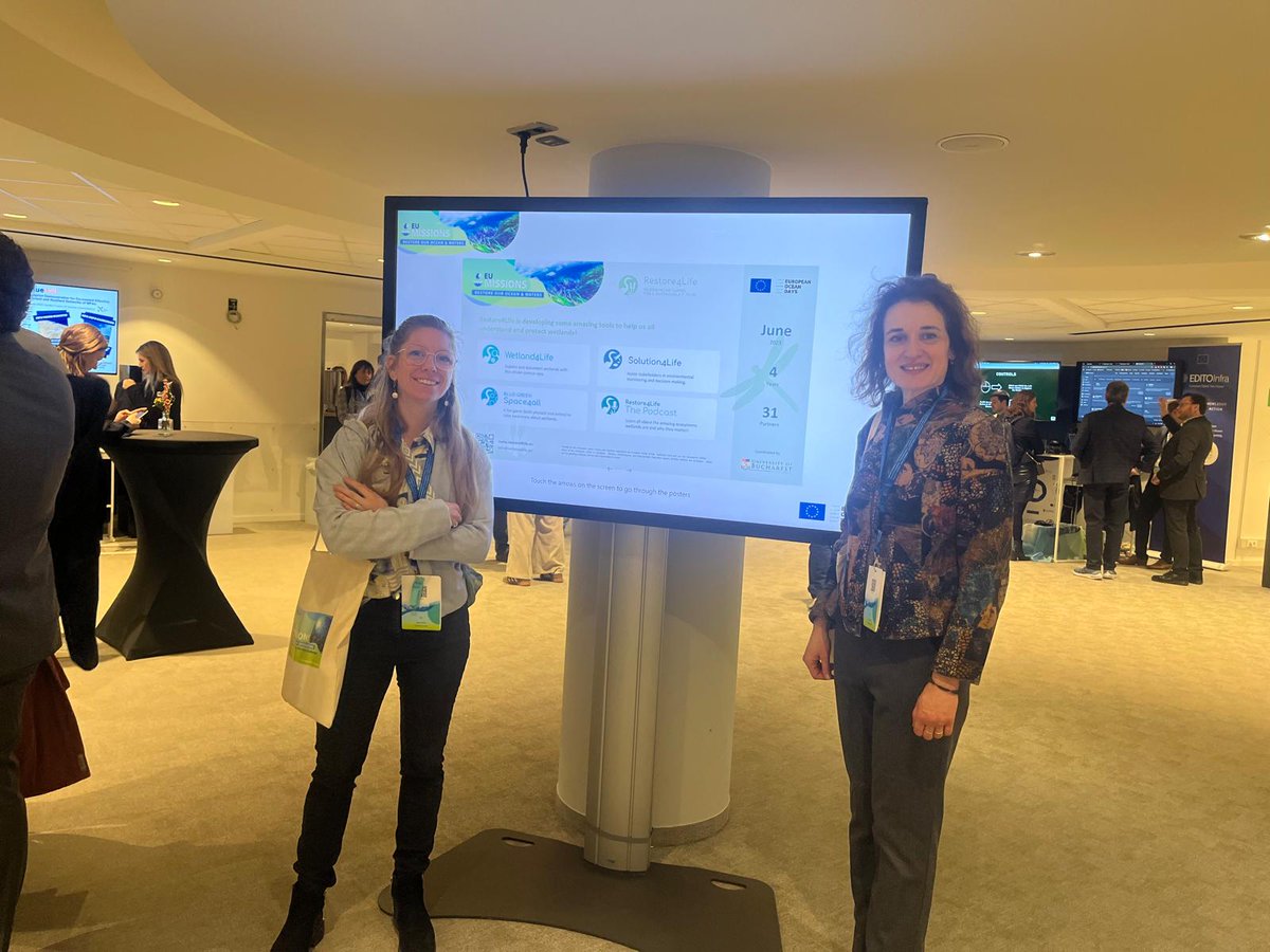 We are at the 𝗘𝘂𝗿𝗼𝗽𝗲𝗮𝗻 𝗢𝗰𝗲𝗮𝗻 𝗗𝗮𝘆𝘀 𝟮𝟬𝟮𝟱! 🎉

The Restore4Life team is excited to be  at the European Ocean Day from 🗓️ 3-7 March in Brussels, joining key stakeholders, policymakers and experts to discuss the future of aquatic ecosystem restoration.