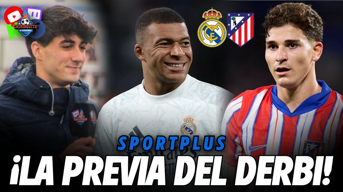🏆¡ESPECIAL REAL MADRID - ATLETI!

📺Vente ya a vivir la mejor previa con <a href="/kikeortizzz/">Kike Ortiz</a> y todo el equipazo.

🟣twitch.tv/elchiringuitotv
🔴youtube.com/watch?v=RfUL2k…
🔵fb.watch/y6yJH9gow7/
🟢kick.com/elchiringuitotv