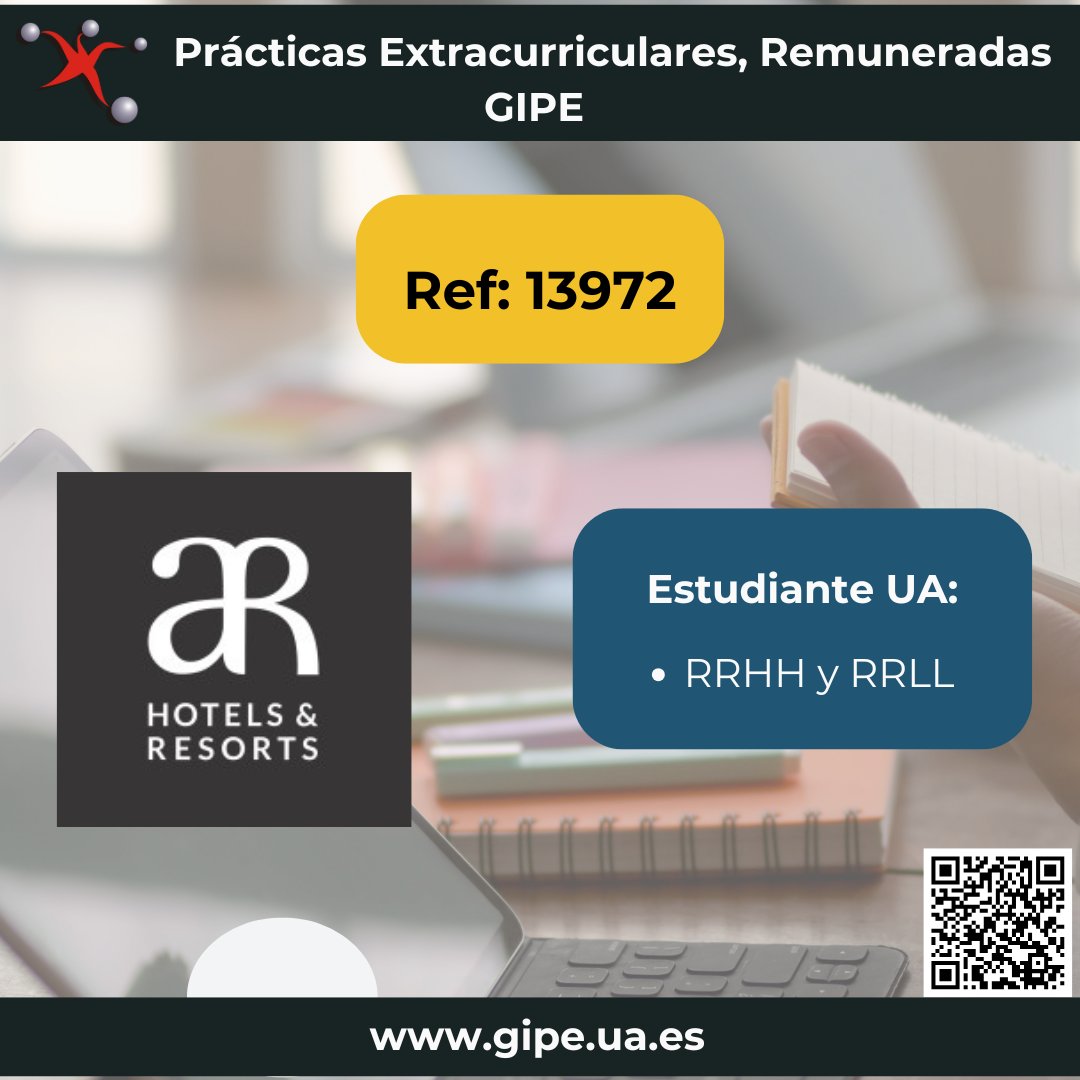 GIPE (@gipeua) on Twitter photo Tablón de ofertas de Prácticas:
Estudiante Grado Relaciones Laborales y Recursos Humanos (Calpe)
gipe.ua.es/es/tablon-de-o…
<a href="/Derecho_UA/">Facultat de Dret de la UA - Facultad Derecho UA</a> <a href="/EurleElda/">Eurle Elda</a> <a href="/CBDecisiones/">El Club de las Buenas Decisiones | by UNNIUN</a> #practicasgipe #gipeua #UA Tablón de ofertas de Prácticas:
Estudiante Grado Relaciones Laborales y Recursos Humanos (Calpe)
gipe.ua.es/es/tablon-de-o…
<a href="/Derecho_UA/">Facultat de Dret de la UA - Facultad Derecho UA</a> <a href="/EurleElda/">Eurle Elda</a> <a href="/CBDecisiones/">El Club de las Buenas Decisiones | by UNNIUN</a> #practicasgipe #gipeua #UA