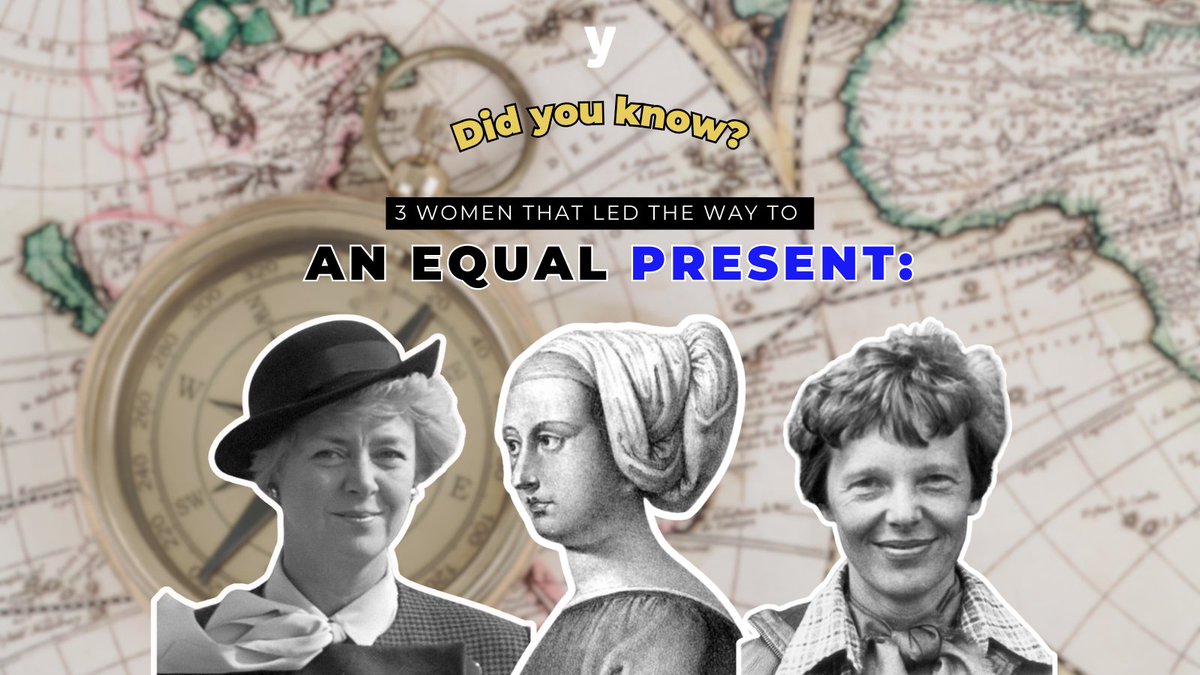 Did you know? 🌍 Vigdís Finnbogadóttir, Bitisia Gozzadini &amp; Amelia Earhart—three women who led change in politics 🗳️, education 📚 &amp; aviation ✈️.

Let’s make it an equal present, not an equal future! 💜 
Happy International Women's Day!
#youthepp #IWD