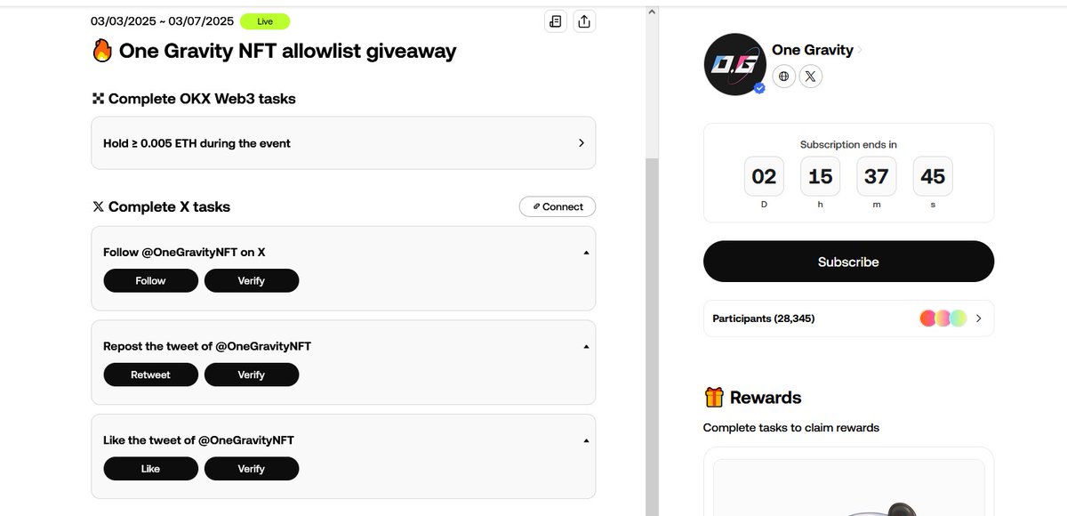 Hypodrop's tweet photo. ✅ Try To Join One Gravity NFT allowlist giveaway, The OG collection of @0G_labs :

➡️ https://t.co/YrbP2C8Sp5

Tasks are Easy, will end less than 3 days, join now ❤️