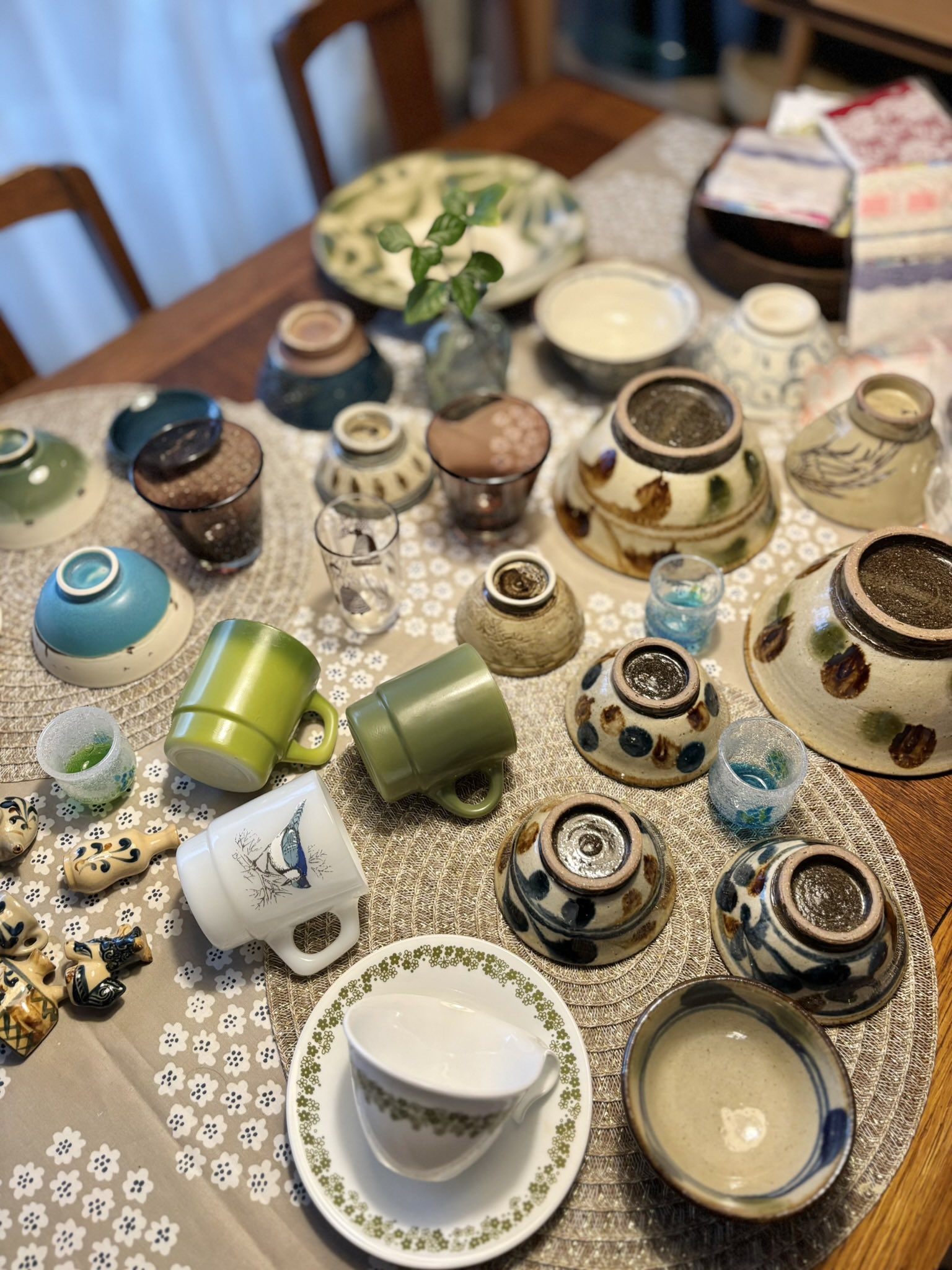 80年代 ビンテージ 沖縄観光記念 琉球ガラス ヤシの木 南国 レトロ 当時物