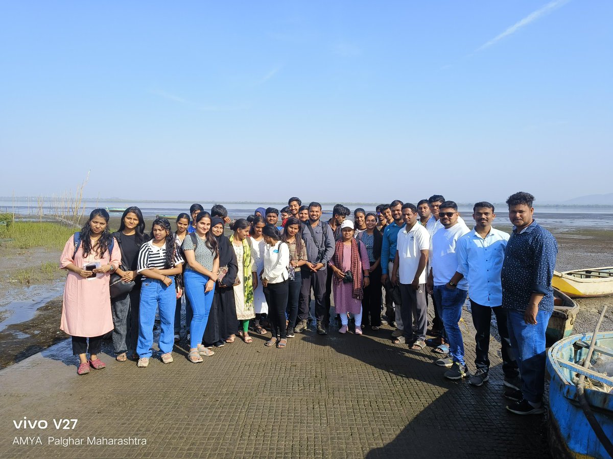 To celebrate International Wildlife Day, the Mangrove Foundation had organized 'Mangrove and Marine Walk' for 30 students from Viva College, offering them an opportunity to explore &amp; understand the coastal ecosystem of Marabalpada, Virar.