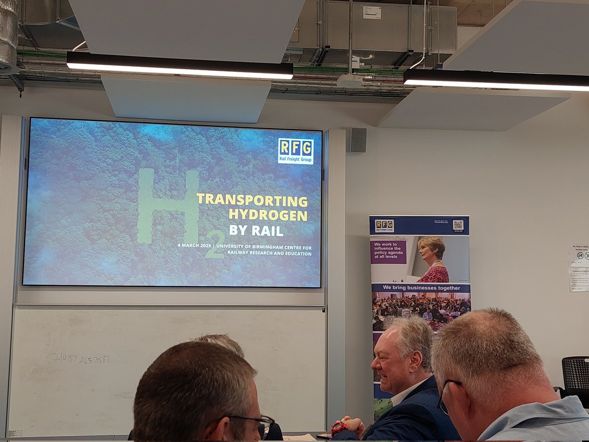 MDS Transmodal (@mdstransmodal) on Twitter photo <a href="/MdsTransmodal/">MDS Transmodal</a> attending <a href="/RailFreightUK/">Rail Freight Group (RFG)</a> transporting hydrogen by rail seminar at <a href="/unibirmingham/">Uni of Birmingham</a>. Looking forward to an interesting discussion ##railfreight #logistics #freight <a href="/MdsTransmodal/">MDS Transmodal</a> attending <a href="/RailFreightUK/">Rail Freight Group (RFG)</a> transporting hydrogen by rail seminar at <a href="/unibirmingham/">Uni of Birmingham</a>. Looking forward to an interesting discussion ##railfreight #logistics #freight