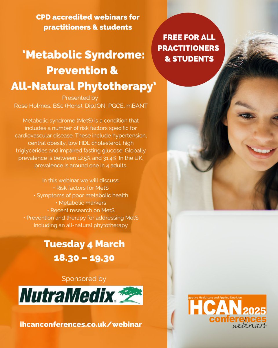 IHCANconference's tweet photo. FREE CPD ACCREDITED WEBINAR TONIGHT

Register free 👉 https://t.co/53fCJwiZYf https://t.co/dgtAzuasjH