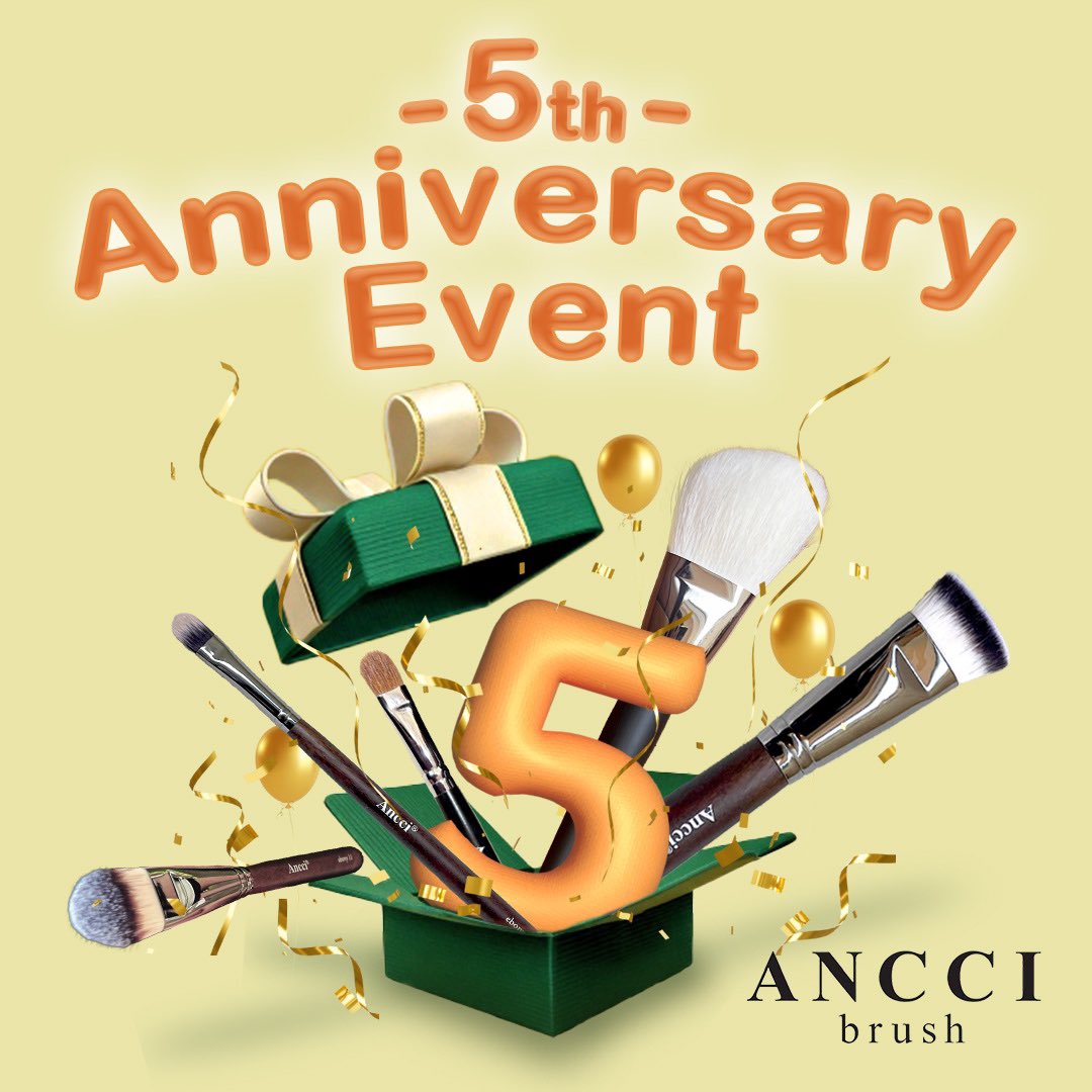 ／
東京店5周年Event開催㊗️
\

おかげさまでAncci brushは5周年を迎えました👏🏻

感謝を込めて､､､💝
3日間の特別イベント開催💐

なんと！！
プレゼント景品の総額は10万円越え🥳

🗓️3/14（金）・3/15（土）・3/16（日）
📍東京新大久保店

詳細はInstagramをチェック💫

instagram.com/p/DGxibtFyM8Z/…
