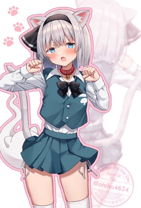 #3月4日は妖夢の日にゃーにゃー飼い猫妖夢ちゃん 