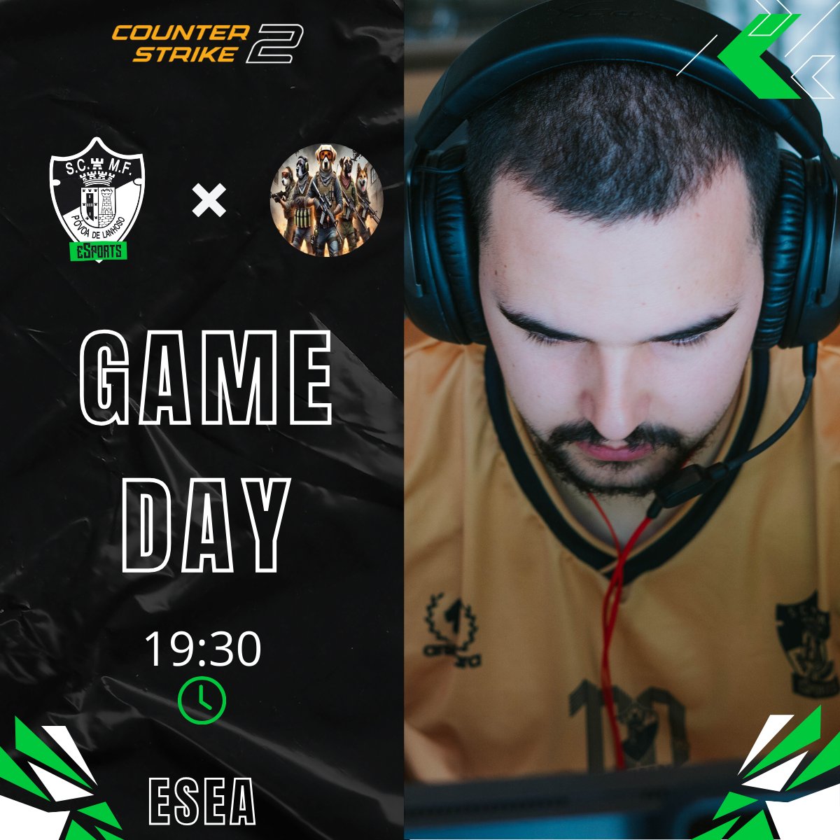 SCMF_eSports's tweet photo. 📢BACK IN THE FIGHT
Súbida de divisão à vista.
Primeiro jogo da gauntlet de fogo.
🆚#DogStrike
🕗19:30 https://t.co/dCkr28tQwn