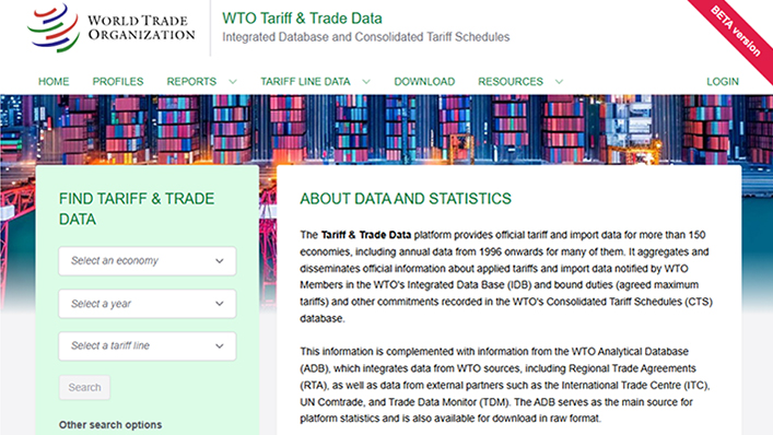 Revamped WTO tariff and trade platform enhances access to data #WTORTAs #WTOStats #GlobalTrade dlvr.it/TJJz6q