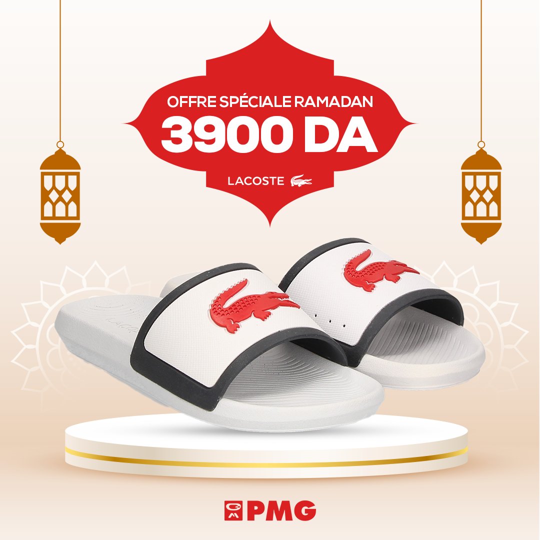 PlayModeGroup's tweet image. 📷 عرض خاص رمضان! 📷
استمتعوا بتخفيضات حصرية خلال شهر رمضان المبارك! 📷📷
كلاكات لاكوست بسعر 3900 دج فقط! 📷📷
📷 متوفر في جميع متاجرنا وعلى PMG.dz مع التوصيل إلى 58 ولاية.
pmg.dz/?s=CROCO+SLIDE…