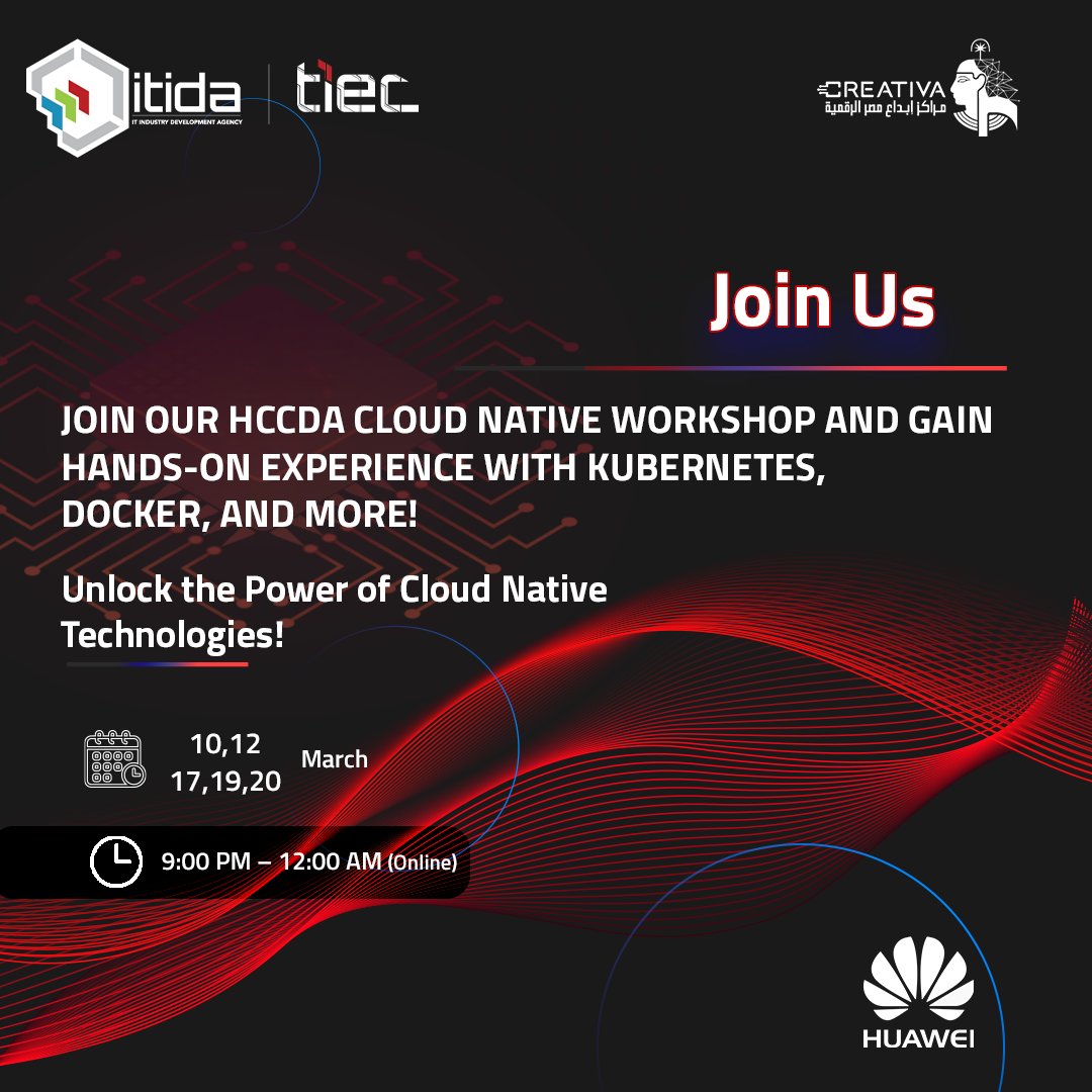 🚀Unlock the Power of Cloud Native Technologies! 
Join our HCCDA Cloud Native Workshop and gain hands-on experience with Kubernetes, Docker, and more! Whether you're a developer or IT prof, this workshop is for YOU!
forms.office.com/r/F3EdF84rbV
#CloudNative #Kubernetes #Docker #HCCDA