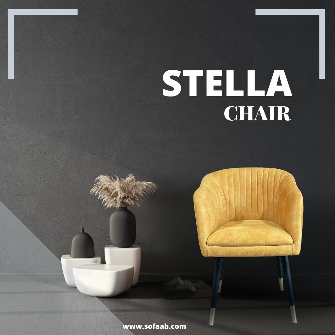 SOFAAB_com's tweet image. Transform your space with the Stella Chair! ✨ Now available for customization in 75+ colors and fabrics exclusively at sofaab.com. Give your home the luxury touch it deserves. 🏡💫

#Sofaab #Chairs #FabricChairs #LuxuryLiving #HomeDecor