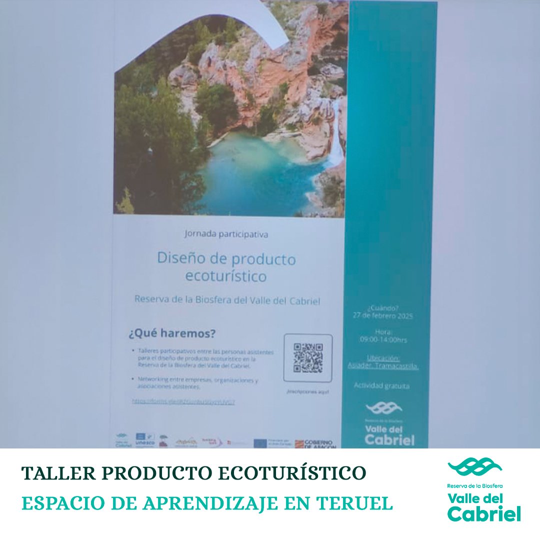 🌱 𝐓𝐚𝐥𝐥𝐞𝐫 𝐝𝐞 𝐃𝐢𝐬𝐞ñ𝐨 𝐝𝐞 𝐏𝐫𝐨𝐝𝐮𝐜𝐭𝐨 𝐄𝐜𝐨𝐭𝐮𝐫í𝐬𝐭𝐢𝐜𝐨 𝐞𝐧 𝐥𝐚 𝐑𝐞𝐬𝐞𝐫𝐯𝐚 𝐝𝐞 𝐥𝐚 𝐁𝐢𝐨𝐬𝐟𝐞𝐫𝐚 𝐕𝐚𝐥𝐥𝐞 𝐝𝐞𝐥 𝐂𝐚𝐛𝐫𝐢𝐞𝐥
⁣
⁣#ReservaBiosferaCabriel #TurismoSostenible #Ecoturismo #RBValleDelCabriel