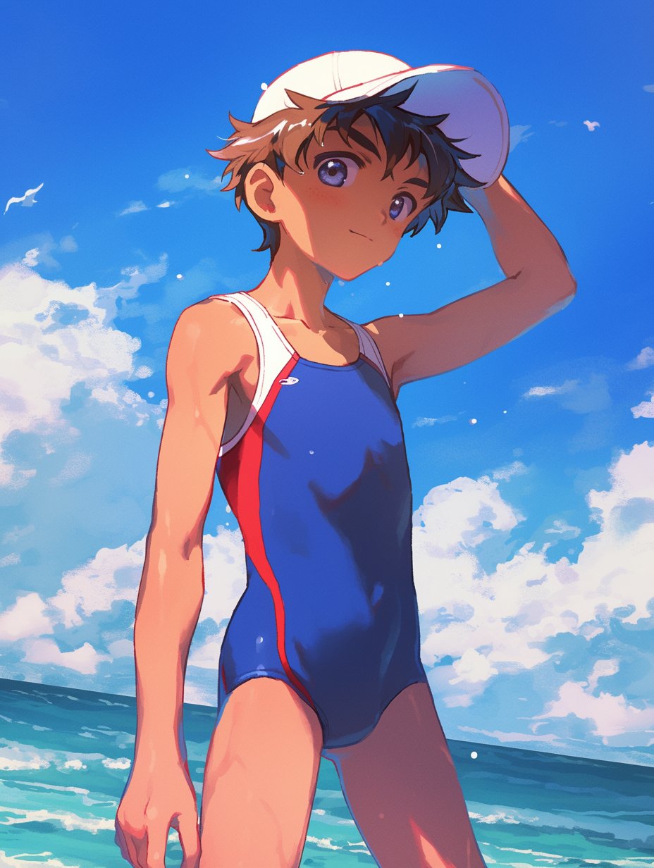 水着　ショタ 