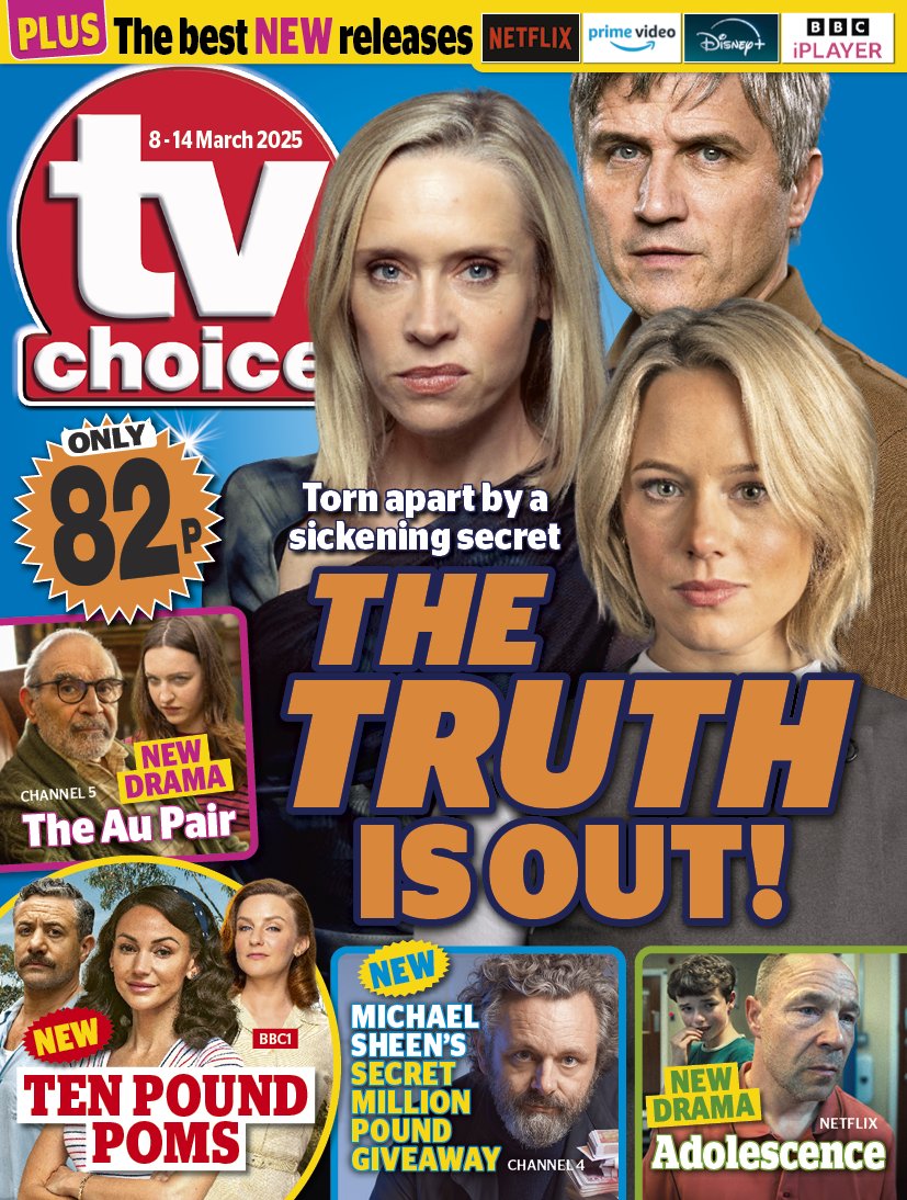 TV Choice (@tvchoice) on Twitter photo Our new issue is out now! Emmerdale is on the cover and the Miligans are torn apart by a sickening secret. Plus: new drama The Au Pair, new Ten Pound Poms, <a href="/michaelsheen/">michael sheen 💙</a>'s Secret Million Pound Giveaway and Stephen Graham in Adolescence. Enjoy! Our new issue is out now! Emmerdale is on the cover and the Miligans are torn apart by a sickening secret. Plus: new drama The Au Pair, new Ten Pound Poms, <a href="/michaelsheen/">michael sheen 💙</a>'s Secret Million Pound Giveaway and Stephen Graham in Adolescence. Enjoy!