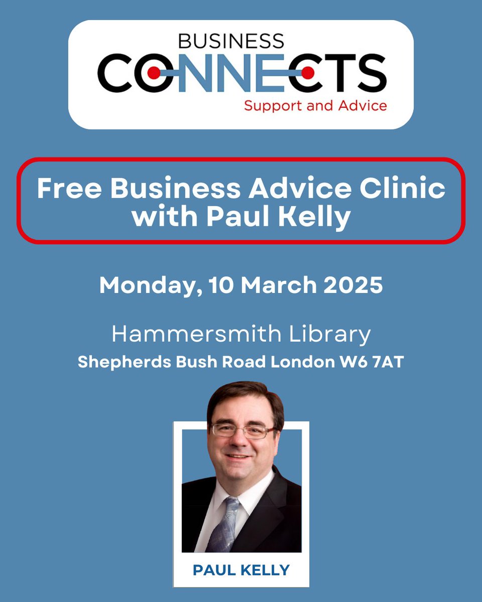 BizConnectsHF's tweet image. Paul has helped hundreds of businesses start and grow.

He specialises in:
🌟 Starting &amp;amp; growing businesses
🌟 Product &amp;amp; brand development
🌟 Import &amp;amp; Export
🌟 Marketing &amp;amp; upscaling businesses

Book a free meeting now  👉 eventbrite.co.uk/e/free-busines…

#BusinessAdvice #StartupHelp