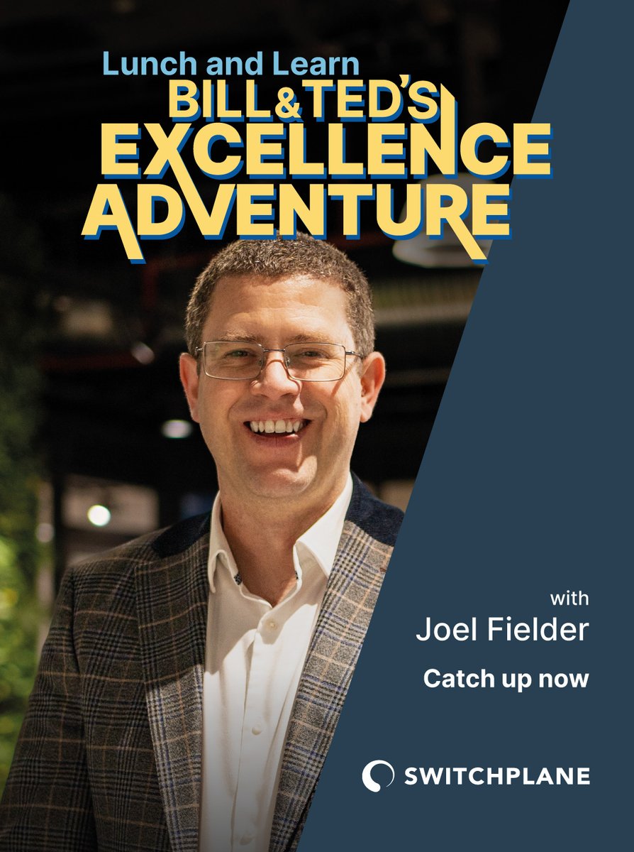 Missed our CEO Joel Fielder's most recent talk - "Vincerò: Bill &amp; Ted's Excellence Adventure"? We filmed his Lunch and Learn session at <a href="/UkFoundry/">FoundryUK</a> Eastbourne, so you can catch up now on YouTube here: youtu.be/EsXA_eHtd6M

His next talk - "The Habitual Excellence Equation: How