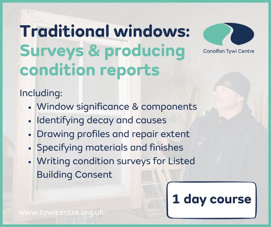 Discover the skills to preserve historic windows! ⭐🪟

Join our 1-day course and learn how to assess, evaluate, and determine repair needs with expert precision. Ideal for building professionals passionate about heritage preservation. 🏠

Sign up today: ow.ly/zc4L50USsv0