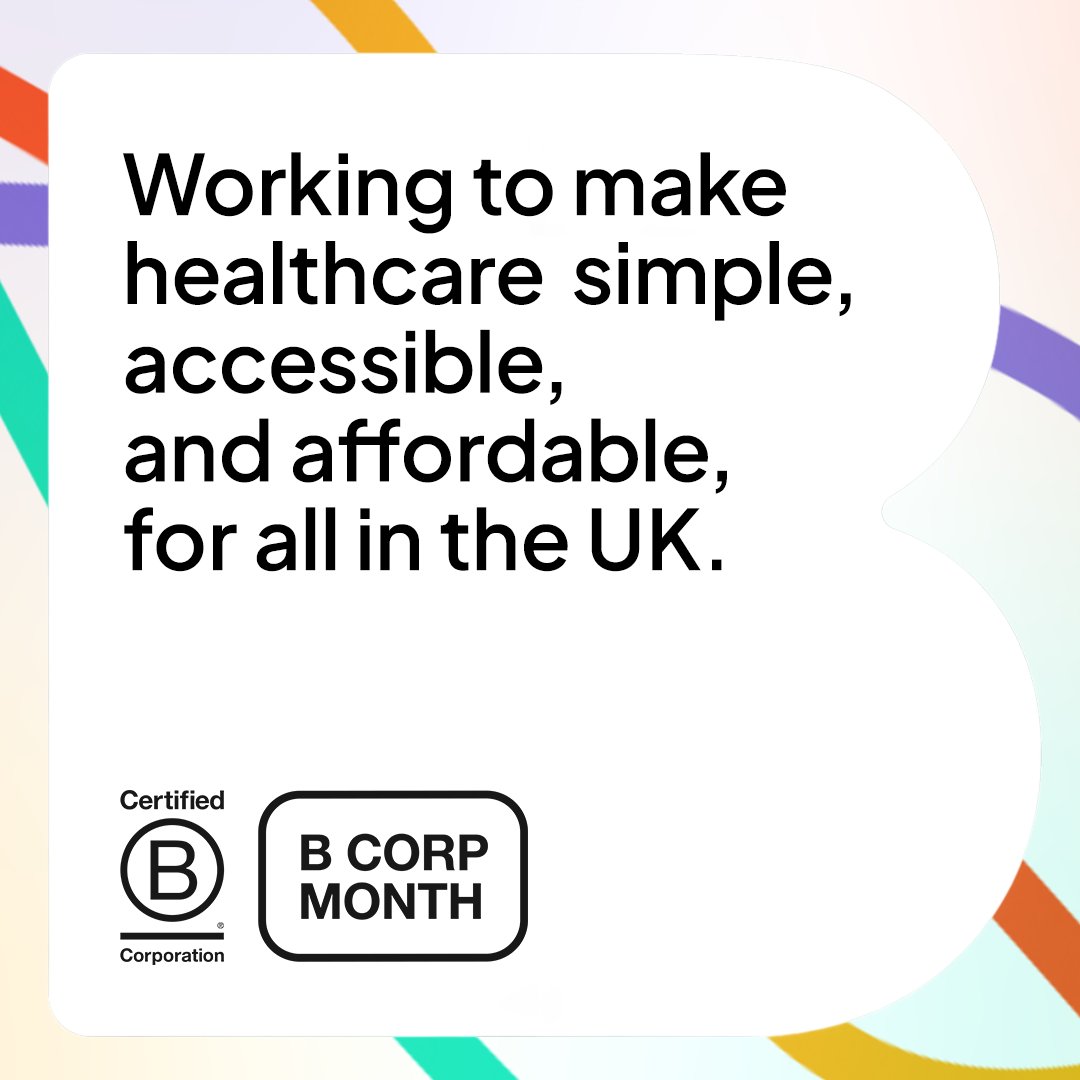 It’s #BCorpMonth! A moment to celebrate how B Corps across the world (like us!) are raising the standards for business &amp; showing a better way forward. 

Find out more about how we live up to our B Corp status: simplyhealth.co.uk/about-us/susta…