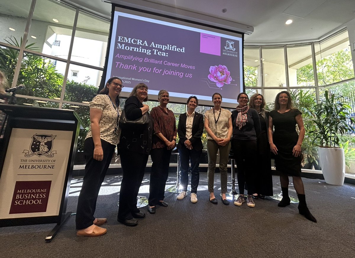 sturalph's tweet image. Thanks to our @UniMelbMDHS SBS Early-Mid Career Researchers Association @sbsemcra and panellists for running an inspiring event for #InternationalWomensDay. Great messages on “Amplifying Brilliant Career Moves”. #IWD2025