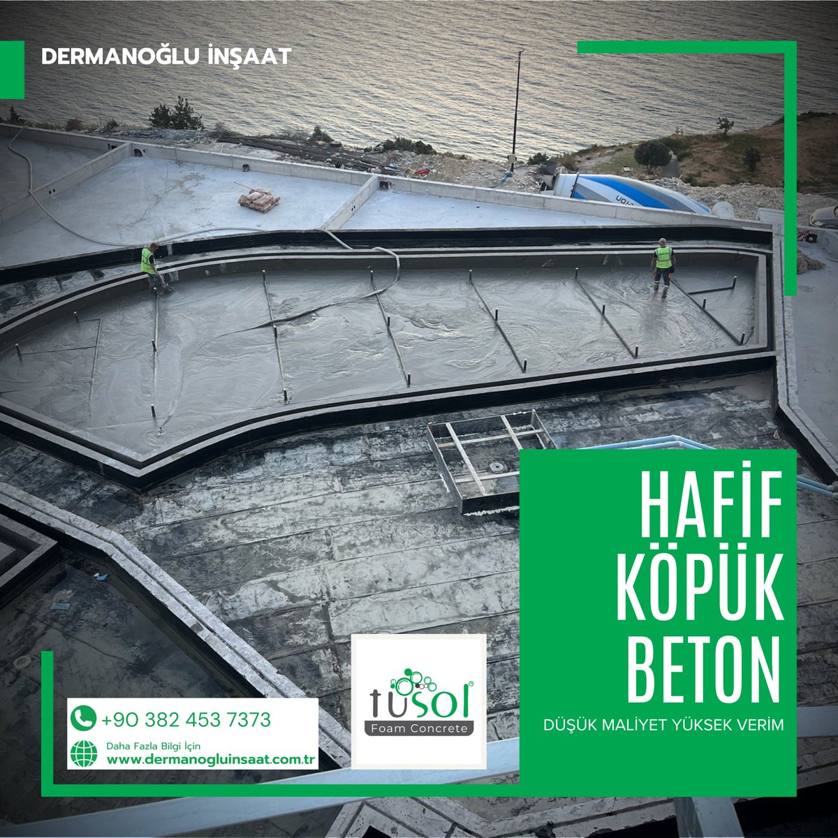 dermanogluins's tweet photo. Düşük Maliyet, Yüksek Verim!

TUSOL Köpük Beton ile projelerinize hem ekonomik hem de dayanıklı bir çözüm sunuyoruz. Hafif yapısı, güçlü performansı ve maliyet avantajıyla yeni bir dönem başlatıyoruz! 🚀🏗️

#Tusol #KöpükBeton #TünelDolgu #FoamConcrete #Dermanogluİnşaat https://t.co/BlYm4IMlQR
