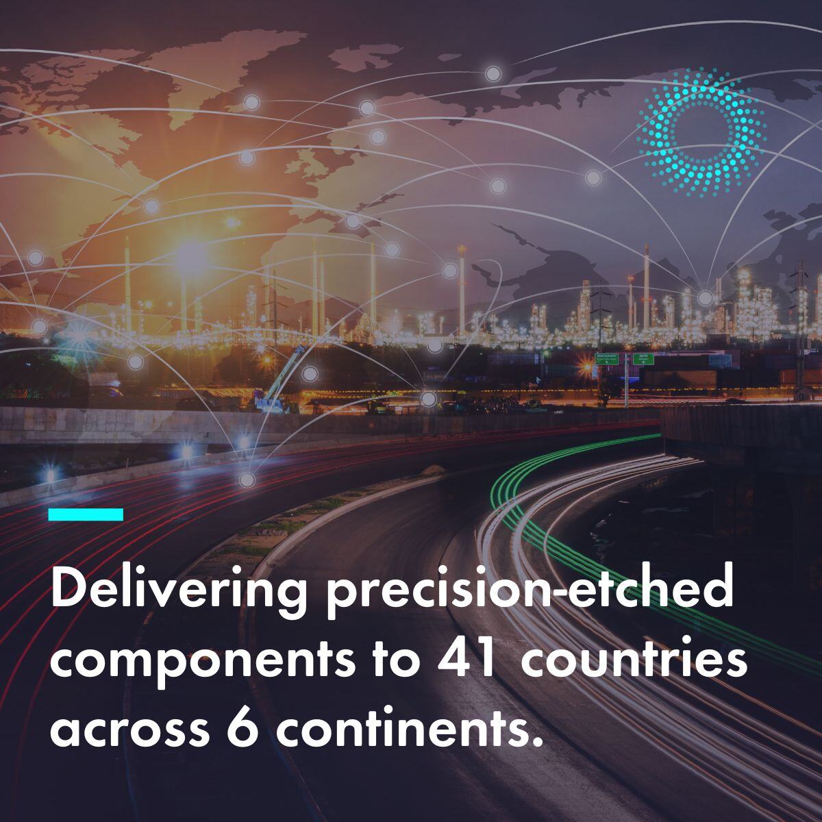 In the past 12 months, Precision Micro has shipped etched components to 41 countries, from tech hubs like Taiwan and the US to remote locations like New Zealand and Argentina. Here’s to expanding even further in the year ahead! 🚀

Get in touch today: hubs.la/Q038NhKf0