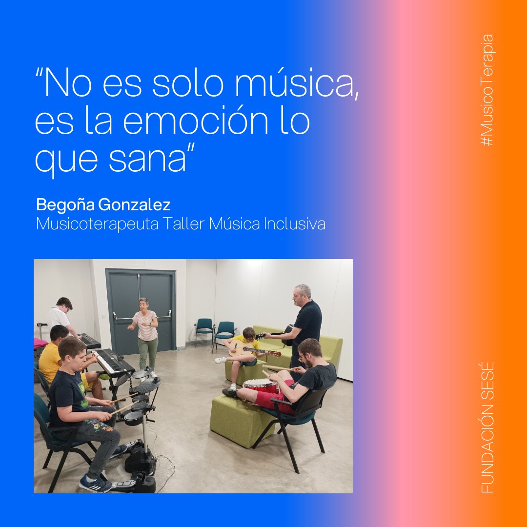 En nuestro taller musical para personas con discapacidad intelectual en Madrid, exploramos el poder de la música como herramienta de conexión, expresión y bienestar.

fundacionsese.org/taller-musical…

#Musicoterapia #Inclusión #MúsicaParaTodos #TallerMusical #Bienestar