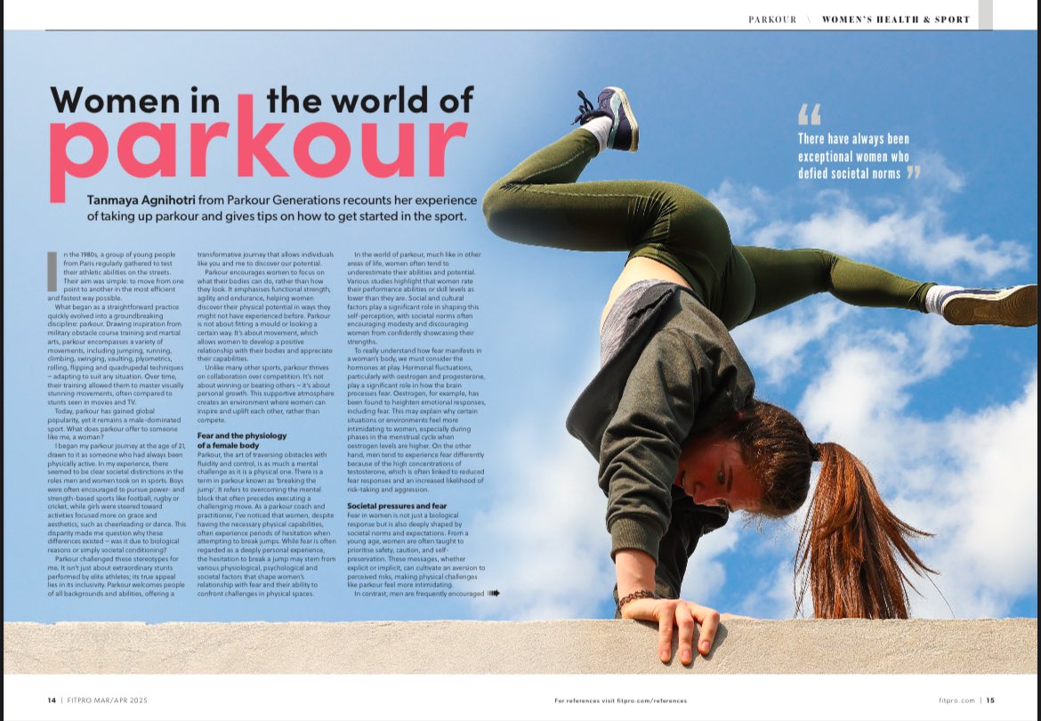 Women in Parkour!

Ahead of the incredible Women’s International Parkour Weekend (WIPW) in London this May, we’re celebrating the massive growth of the women’s scene over the last 15 years. 

Read pages 14-15 in <a href="/FitProLtd/">FitPro</a> here: 

yumpu.com/en/document/re…