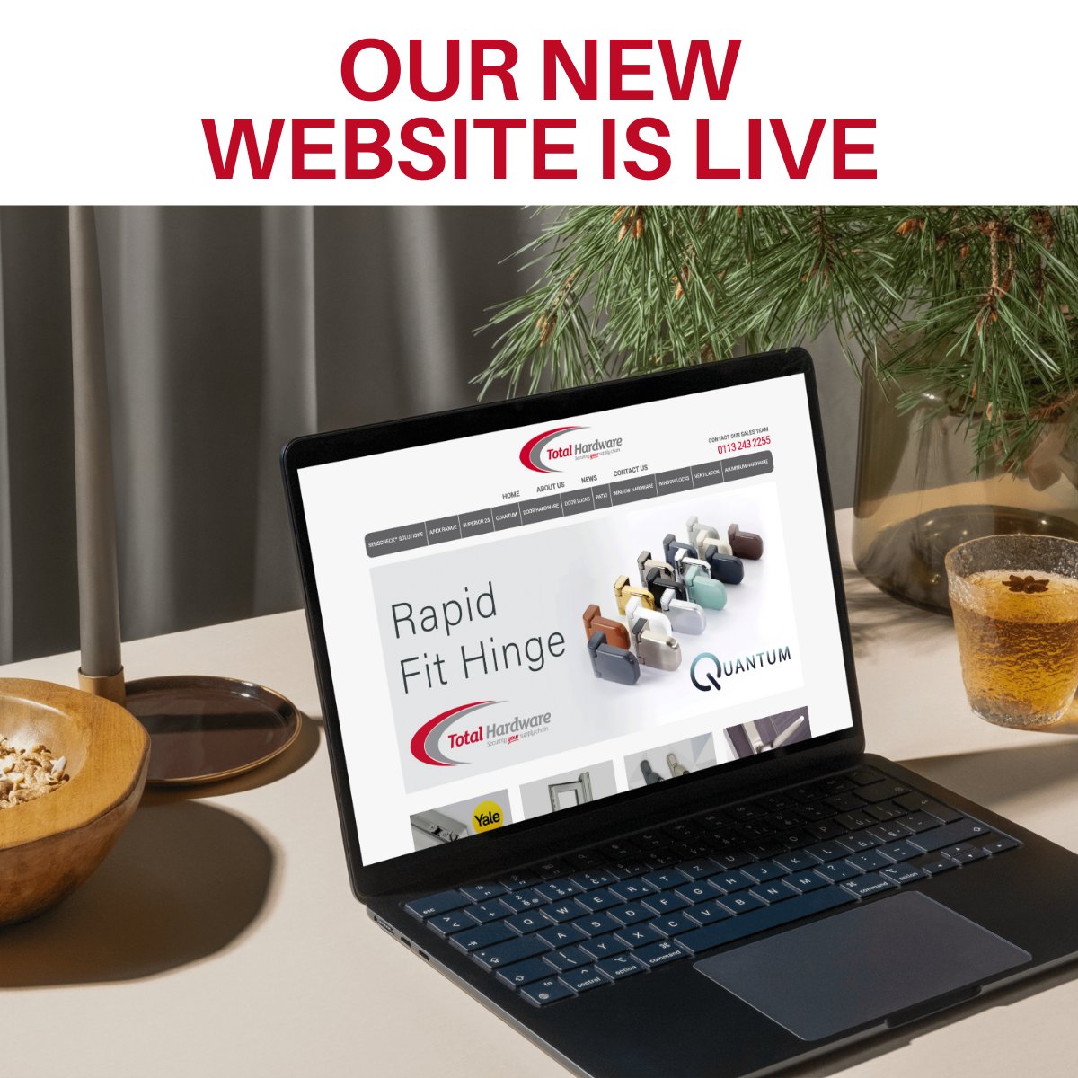 Our new updated website is live and features our latest new APEX range! 📣

Take a look here: totalhardwareltd.co.uk