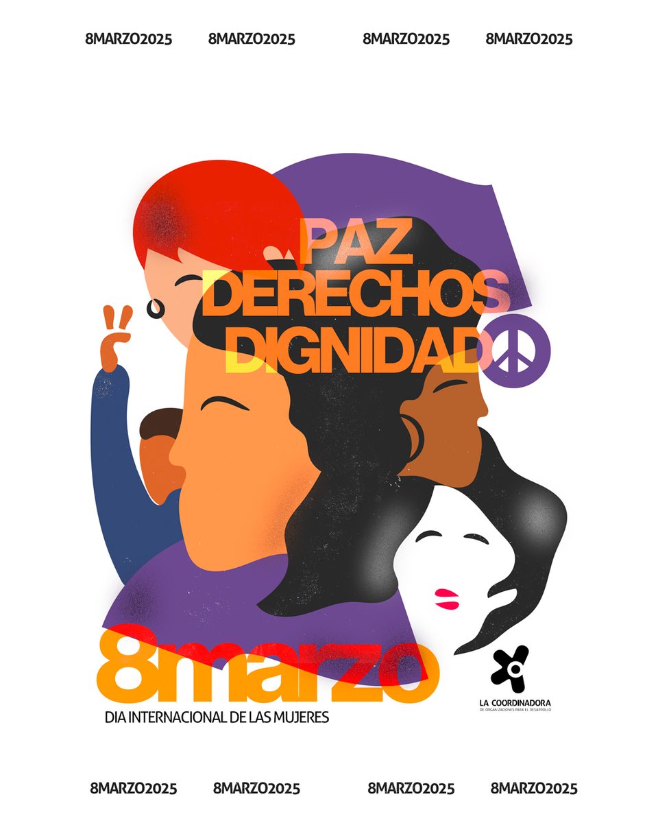 Un año más, las organizaciones que  formamos parte de La Coordinadora, alzamos nuestras voces junto a  millones de mujeres en todo el mundo 🌐♀️

coordinadoraongd.org/2025/03/8-de-m… 

#8Marzo #MujeresDignas