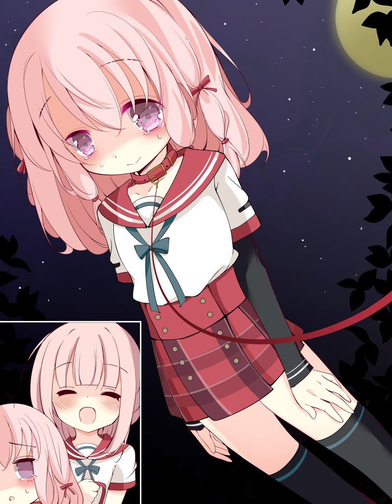 #マギレコ
お姉ちゃんと夜のお散歩をするういちゃん♪
い〇は「楽しいねうい♥」