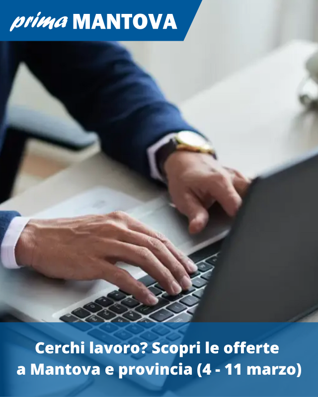 PrimaMantova's tweet photo. LEGGI QUI: https://t.co/VEQZKqde0x

#cerchilavoro #mantova #provinciadimantova #castiglionedellestiviere #suzzara #viadana #offertedilavoro #lavoro #cv #curriculum #cpi https://t.co/Gm0VNKuze9