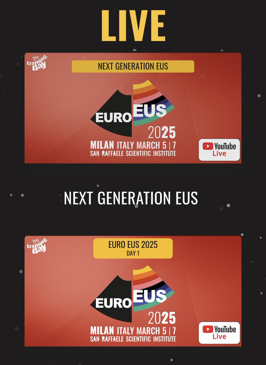 YOUPPIE Pancreas (@youppiepancreas) on Twitter photo How many EUS/pancreas lovers going to Milano for #EUROEUS2025?
This year focused on EUS training 🏋🏽♀️
Amazing lectures👨🏽🏫, live cases🎥 and interviews with experts 🌎5-7th March‼️ 
More ℹ️in our Instagram: youppie_pancreas or euro-eus.org How many EUS/pancreas lovers going to Milano for #EUROEUS2025?
This year focused on EUS training 🏋🏽♀️
Amazing lectures👨🏽🏫, live cases🎥 and interviews with experts 🌎5-7th March‼️ 
More ℹ️in our Instagram: youppie_pancreas or euro-eus.org