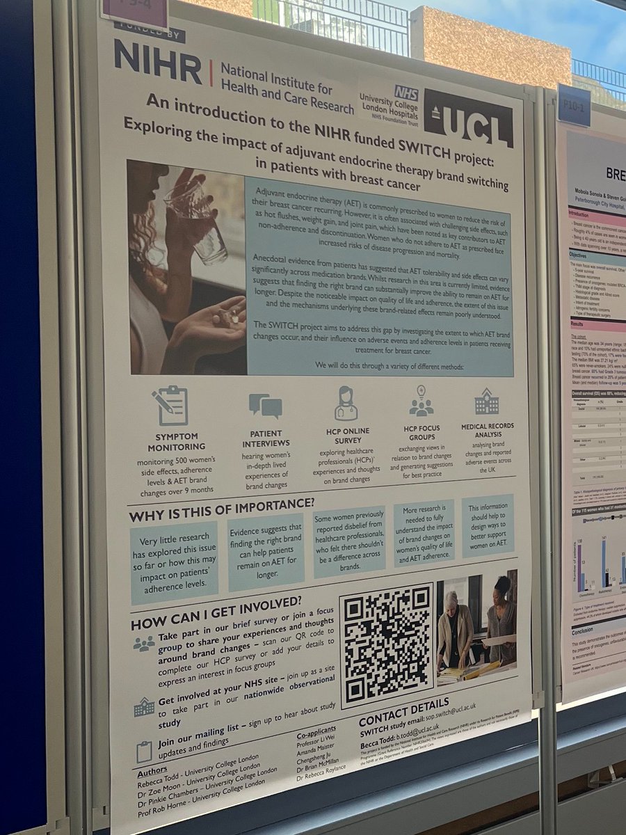 UCL Centre for Behavioural Medicine (@ucl_cbm) on Twitter photo It was great to have <a href="/becca_todd18/">Becca Todd</a> representing us at the Edinburgh Breast Cancer Special Symposium (EBCSS) last month. She presented a poster on the SWITCH study highlighting the key aims of the study, proposed workstreams & ways HCPs attending the conference could get involved It was great to have <a href="/becca_todd18/">Becca Todd</a> representing us at the Edinburgh Breast Cancer Special Symposium (EBCSS) last month. She presented a poster on the SWITCH study highlighting the key aims of the study, proposed workstreams & ways HCPs attending the conference could get involved