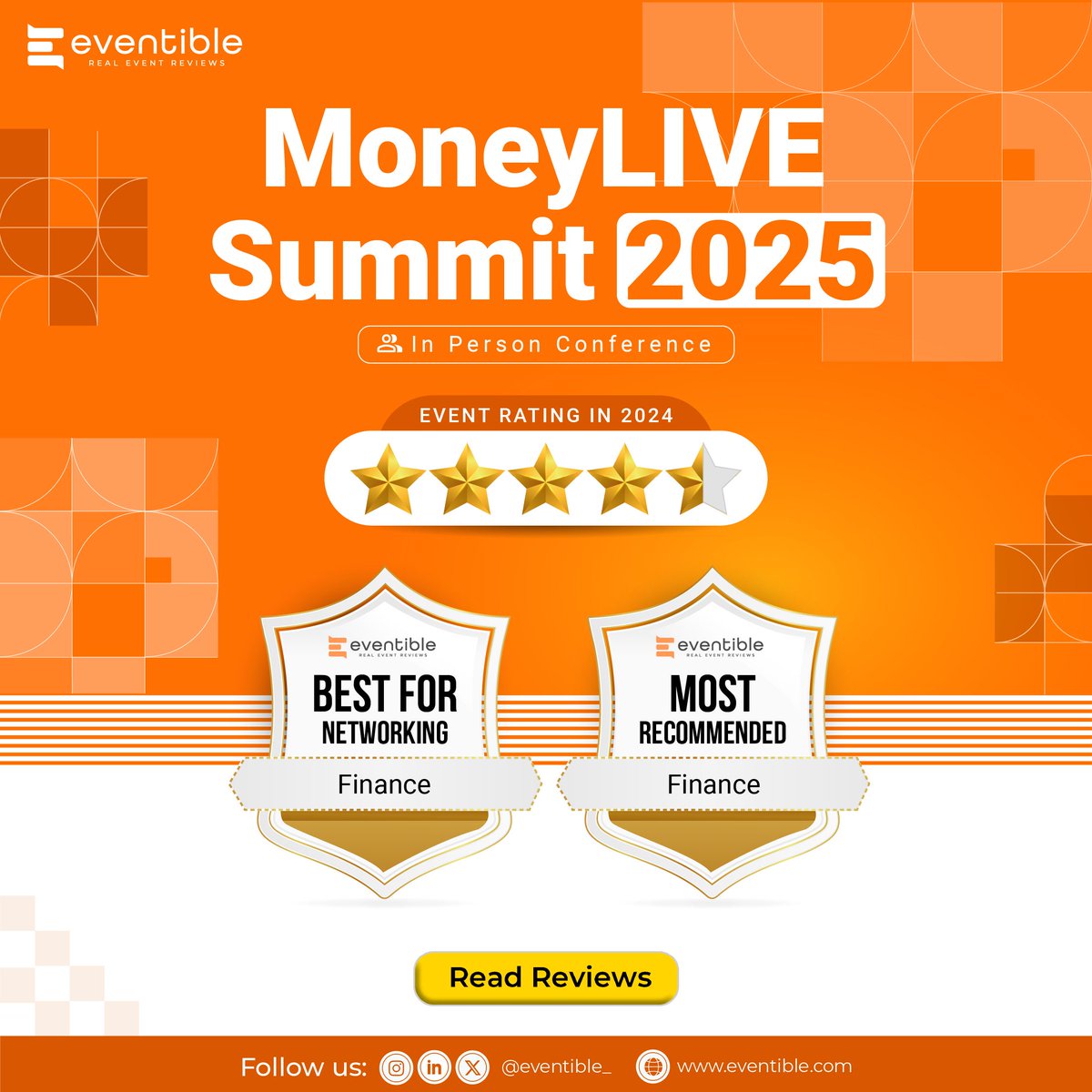 Attendees have given their verdict. MoneyLIVE Summit 2024 has earned its top-rated badges on our platform🎖️
<a href="/Money_LIVE_/">MoneyLIVE</a>

🌐Read more reviews - buff.ly/43aIa4K