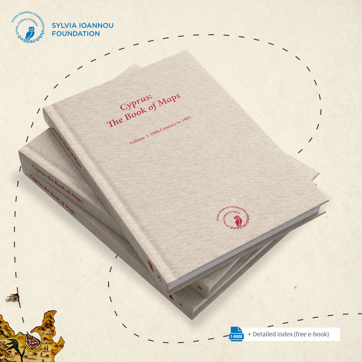 📕 The full guide to solve #cartographic mysteries has been completed!

The third volume of the #publication ‘Cyprus: The Book of Maps’ is now available!

➕ complete indices of all volumes, as a free e-book

Get the catalogue:
sylviaioannoufoundation.org/en/publication…