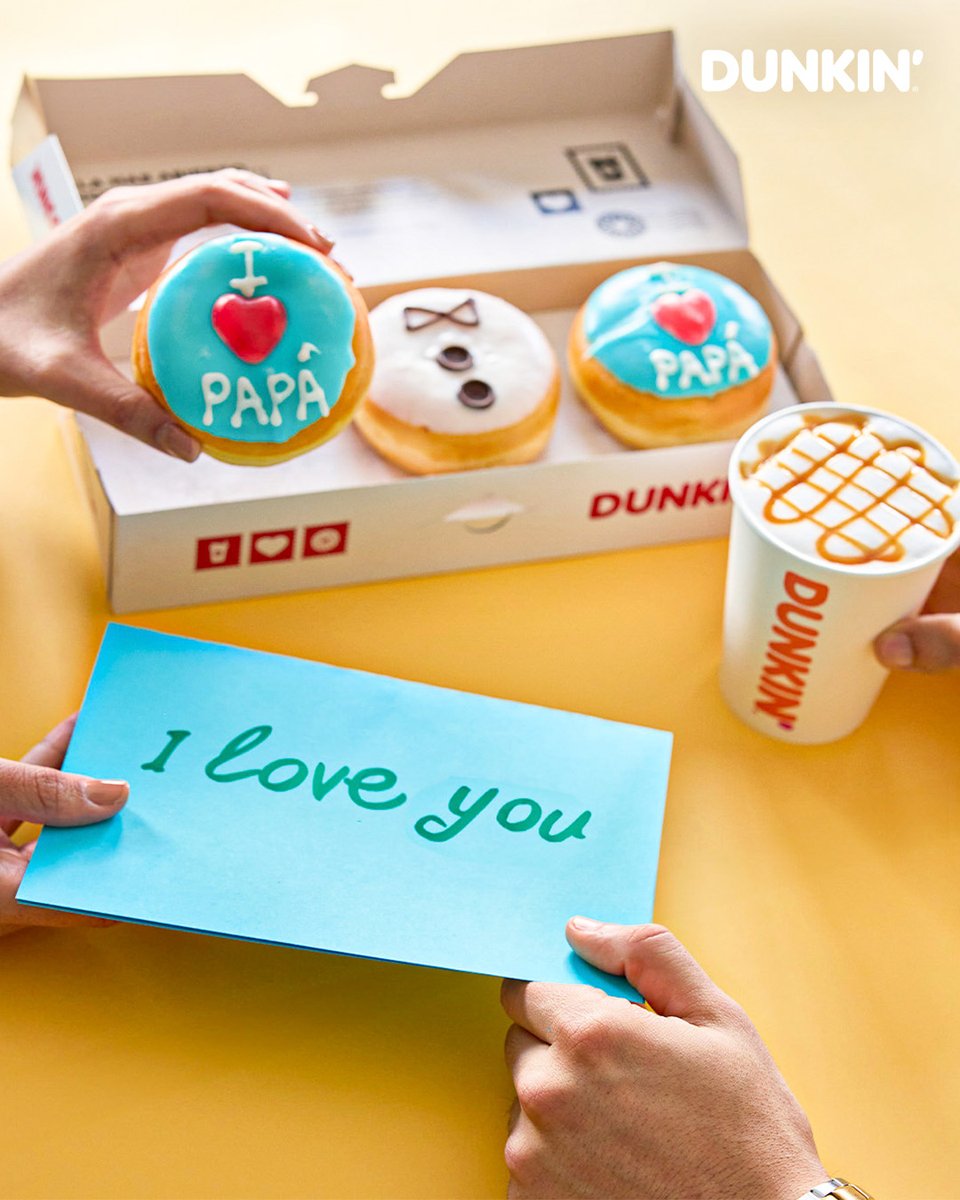 ¿El regalo perfecto para el Día del Padre? Lo tenemos 😎

Demuéstrale tu amor y pilla tu caja en tu tienda más cercana o en dunkin.es/delivery