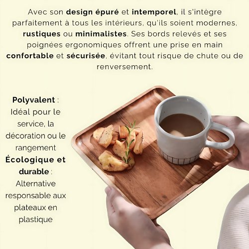 Verdyo_'s tweet photo. Notre plateau en bois est l'accessoire parfait pour servir vos boissons avec style tout en respectant la planète. 🌍💚

🛒 Commandez dès maintenant et apportez une touche écologique à vos instants café → https://t.co/xCp3PvhbCh https://t.co/vRJaI2zEKm