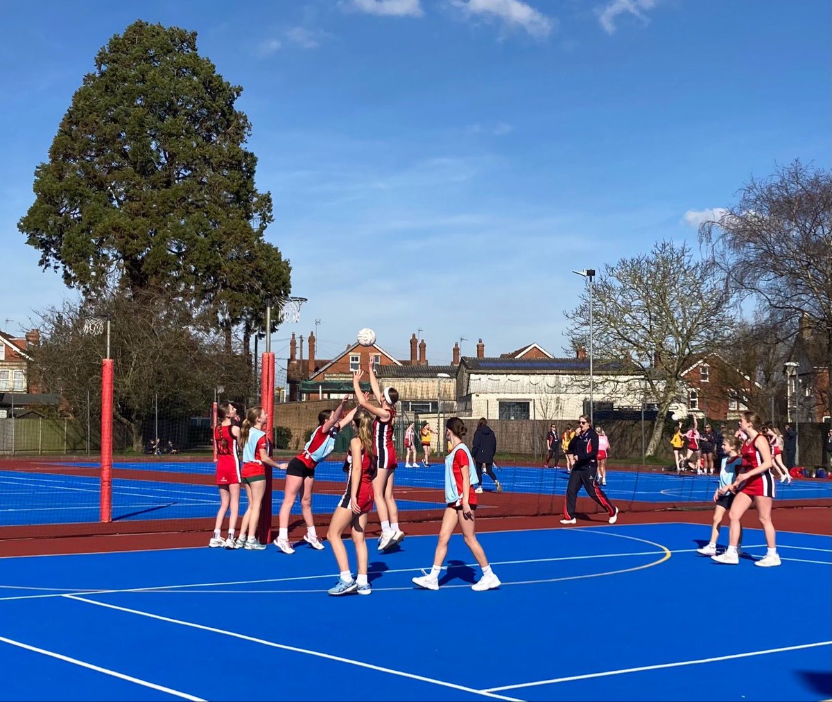 It was great to have 40+ girls from the Somerset Netball Pathway competing in a friendly tournament against the TS U14A and U15A teams on Saturday. Lots of high quality netball on show in the sunshine. #GRIT #TeamTaunton