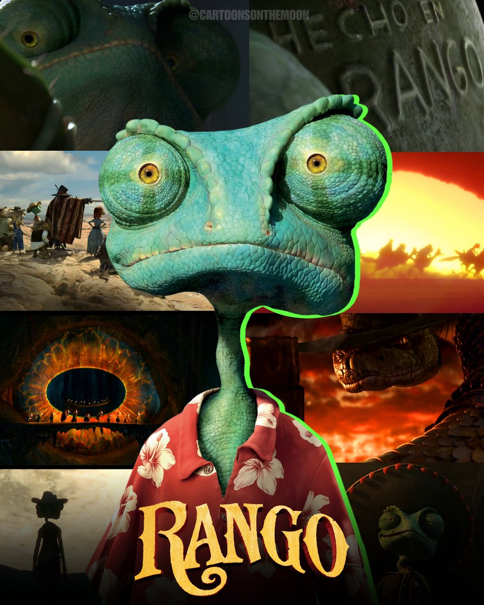 Un día como hoy hace 14 años, se estrenó la obra maestra de Nickelodeon y una de las mejores películas animadas:

Rango.
