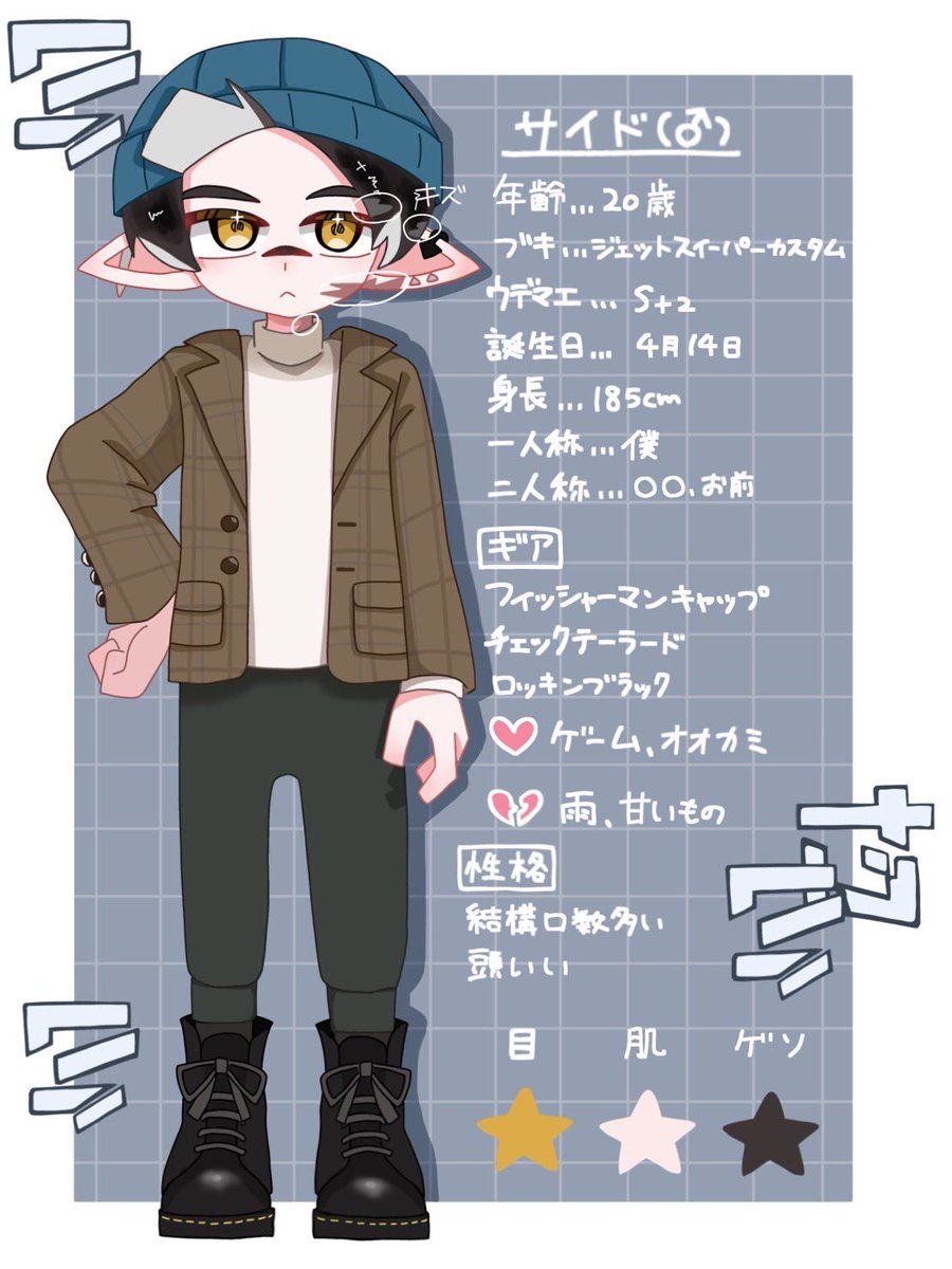 _21o9_'s tweet photo. マイイカ資料🦑 https://t.co/kPzSaeA90s