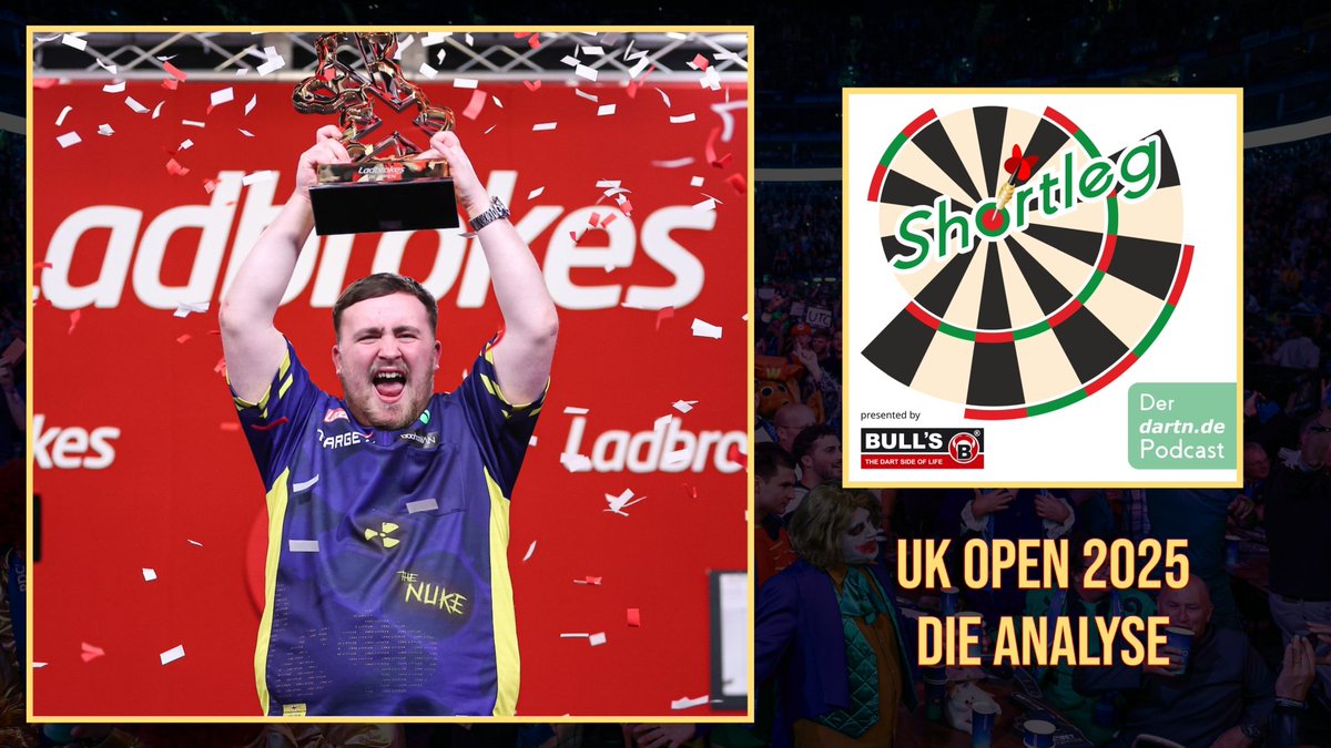 dartn.de Dart News (@dartn_de) on Twitter photo +++ SHORTLEG - UK OPEN ANALYSE +++
🔎 Analyse UK Open
🎯 Premier League
🇩🇪🇦🇹🇨🇭 PDC Europe Next Gen 3 & 4
🌍 Darts aus aller Welt
🎙️: <a href="/MvdB180/">Marvin van den Boom</a> & <a href="/singlebulldarts/">Moritz Käthner</a>
➡️: youtu.be/2ONBdaotj7M sowie auf allen Podcatchern
#darts #dartzn #shortleg #podcast +++ SHORTLEG - UK OPEN ANALYSE +++
🔎 Analyse UK Open
🎯 Premier League
🇩🇪🇦🇹🇨🇭 PDC Europe Next Gen 3 & 4
🌍 Darts aus aller Welt
🎙️: <a href="/MvdB180/">Marvin van den Boom</a> & <a href="/singlebulldarts/">Moritz Käthner</a>
➡️: youtu.be/2ONBdaotj7M sowie auf allen Podcatchern
#darts #dartzn #shortleg #podcast