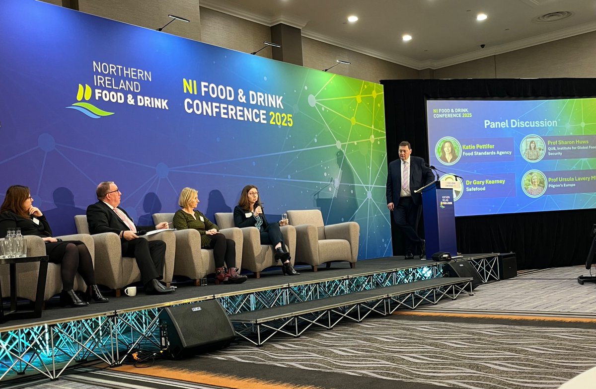 Great to be at the <a href="/NIfoodanddrink/">NIFDA</a> conference with our local supply base.  Really informative presentations and discussions.
