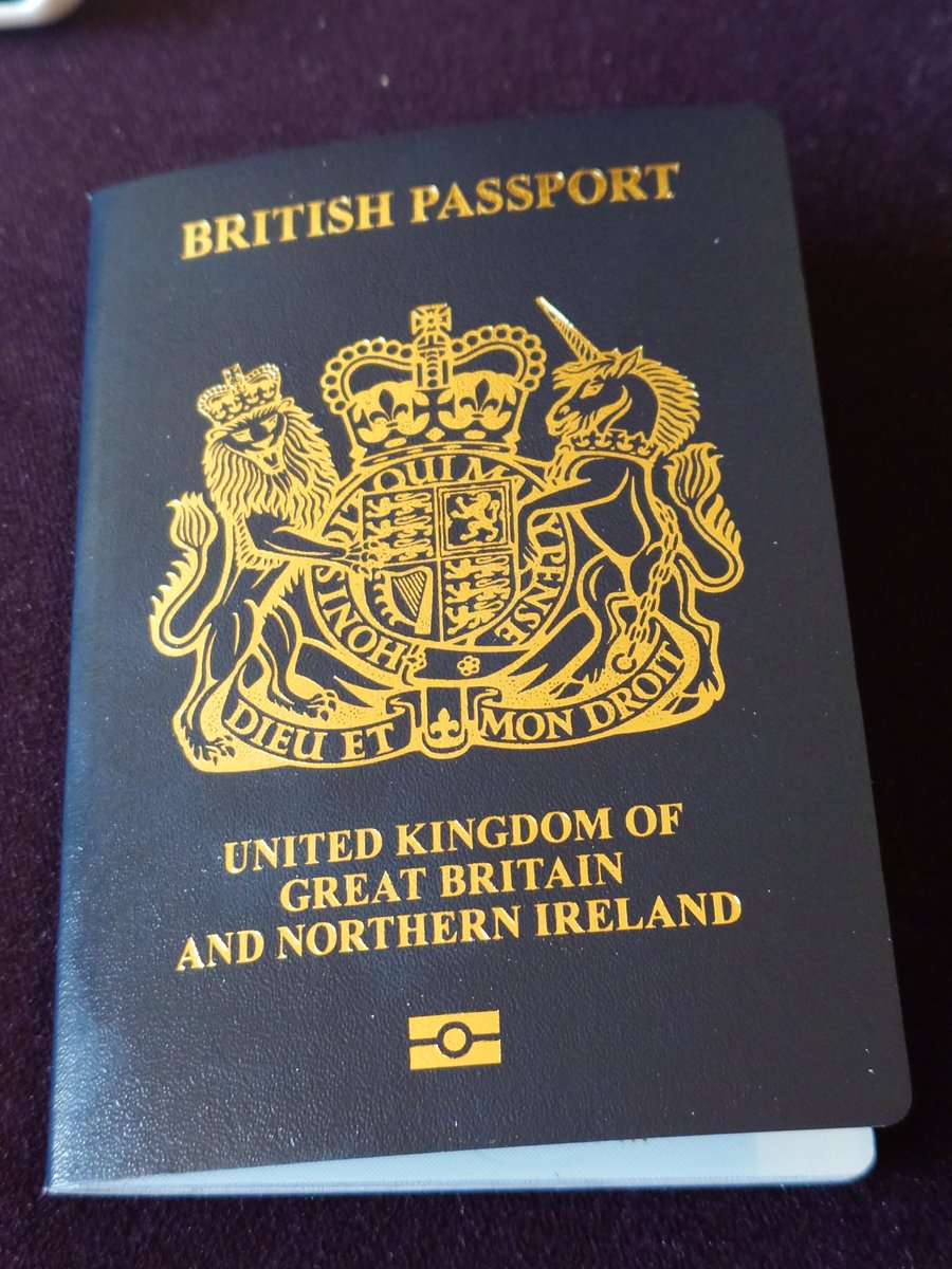 Very sad day... My lovely burgundy #EU passport has been replaced by this #stillEuropean #BuggerBrexit