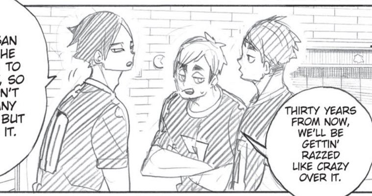 something something snos height difference… suna slouching and he’s still taller than osamu…