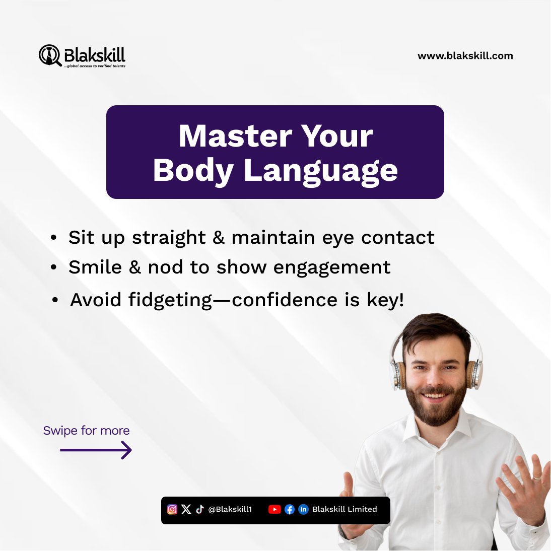 Blakskill1's tweet image. 🎯 Apply for your next job on Blakskill &amp;amp; land your dream role!

🔗 Visit blakskill.com/find-jobs to get started! 🚀
 
#JobSearch #VirtualInterviewTips #CareerSuccess #InterviewPrep