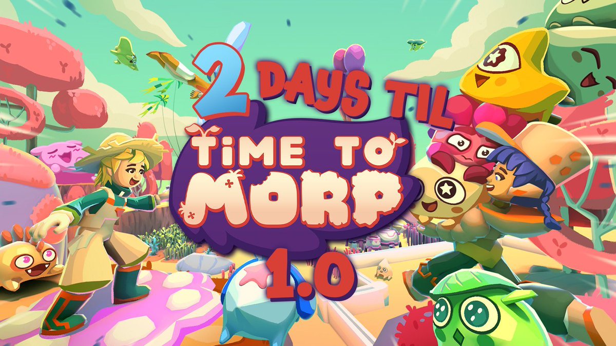 JUST 2 DAYS TO GO!

In the full launch of Time to Morp there's so much more to discover. From shopping and decorating to terraforming and city ranks, the 1.0 update completely reinvigorates the Time to Morp universe!
