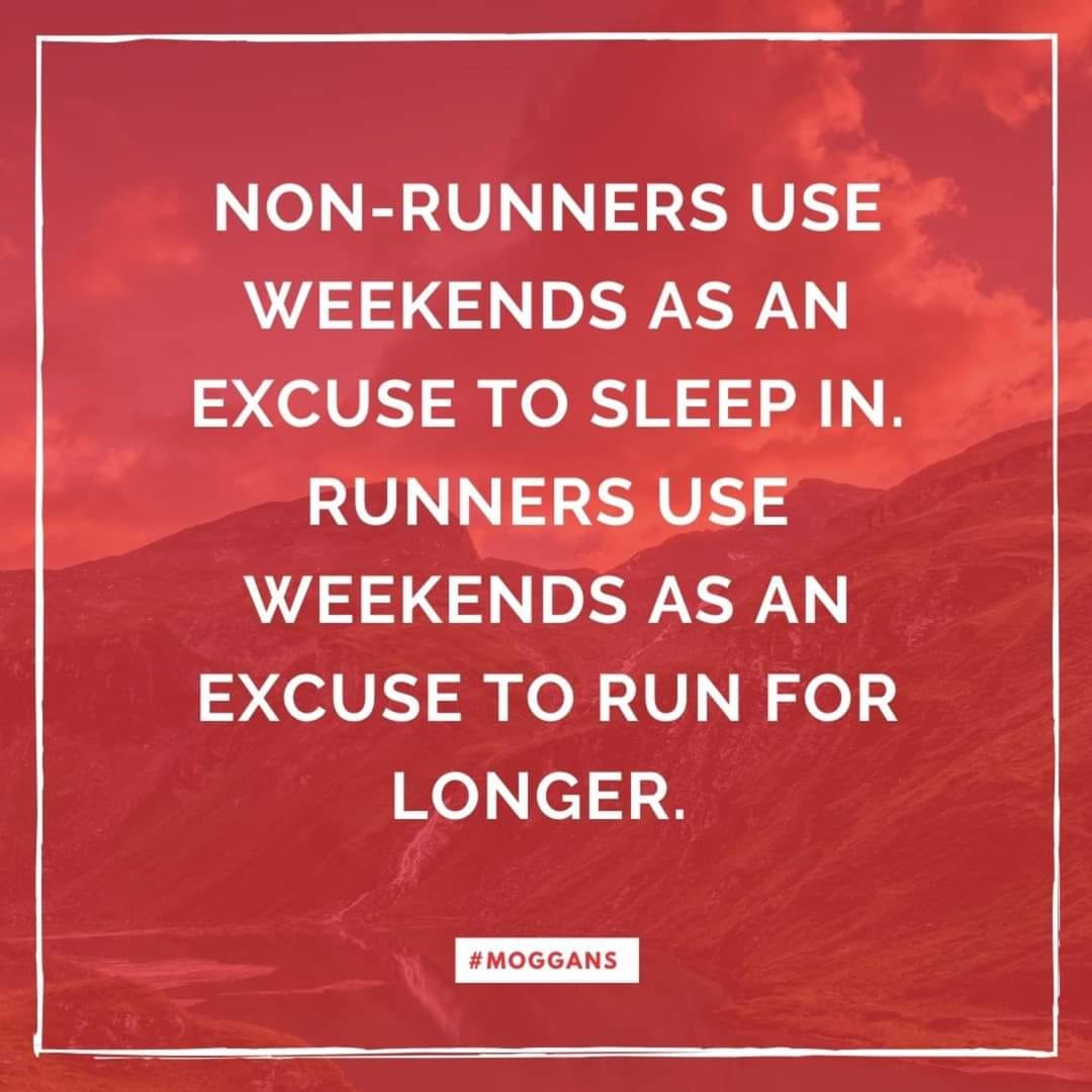 Weekends: a time to sleep in… unless you’re a runner. Then it’s a time to go the extra mile—literally.

Who else loves those long weekend runs?